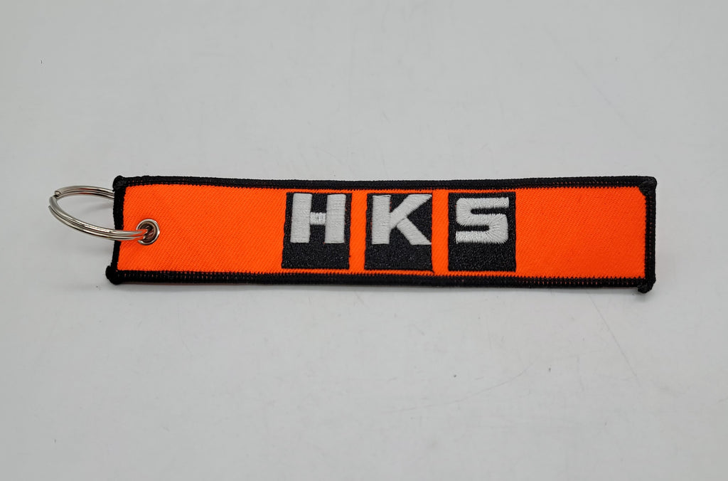 BRAND NEW HKS DOUBLE SIDE Racing Cell Holders Keychain Universal