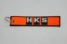 Load image into Gallery viewer, BRAND NEW HKS DOUBLE SIDE Racing Cell Holders Keychain Universal