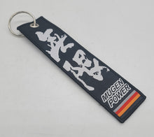 Load image into Gallery viewer, BRAND NEW MUGEN POWER FREED HONDA Black DOUBLE SIDE Racing Cell Holders Keychain Universal