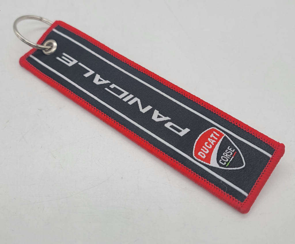 BRAND NEW DUCATI CORSE Black DOUBLE SIDE Racing Cell Holders Keychain Universal