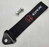 Brand New CRX High Strength Black Tow Towing Strap Hook For Front / REAR BUMPER JDM