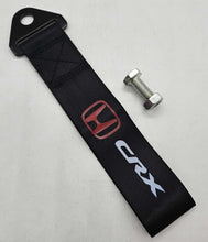 Load image into Gallery viewer, Brand New CRX High Strength Black Tow Towing Strap Hook For Front / REAR BUMPER JDM