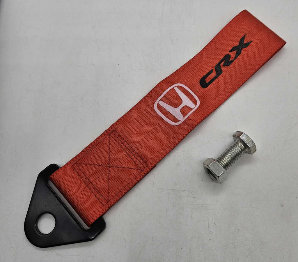 Brand New CRX High Strength Red Tow Towing Strap Hook For Front / REAR BUMPER JDM