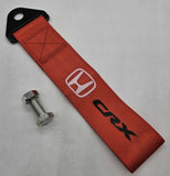 Brand New CRX High Strength Red Tow Towing Strap Hook For Front / REAR BUMPER JDM