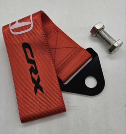 Brand New CRX High Strength Red Tow Towing Strap Hook For Front / REAR BUMPER JDM