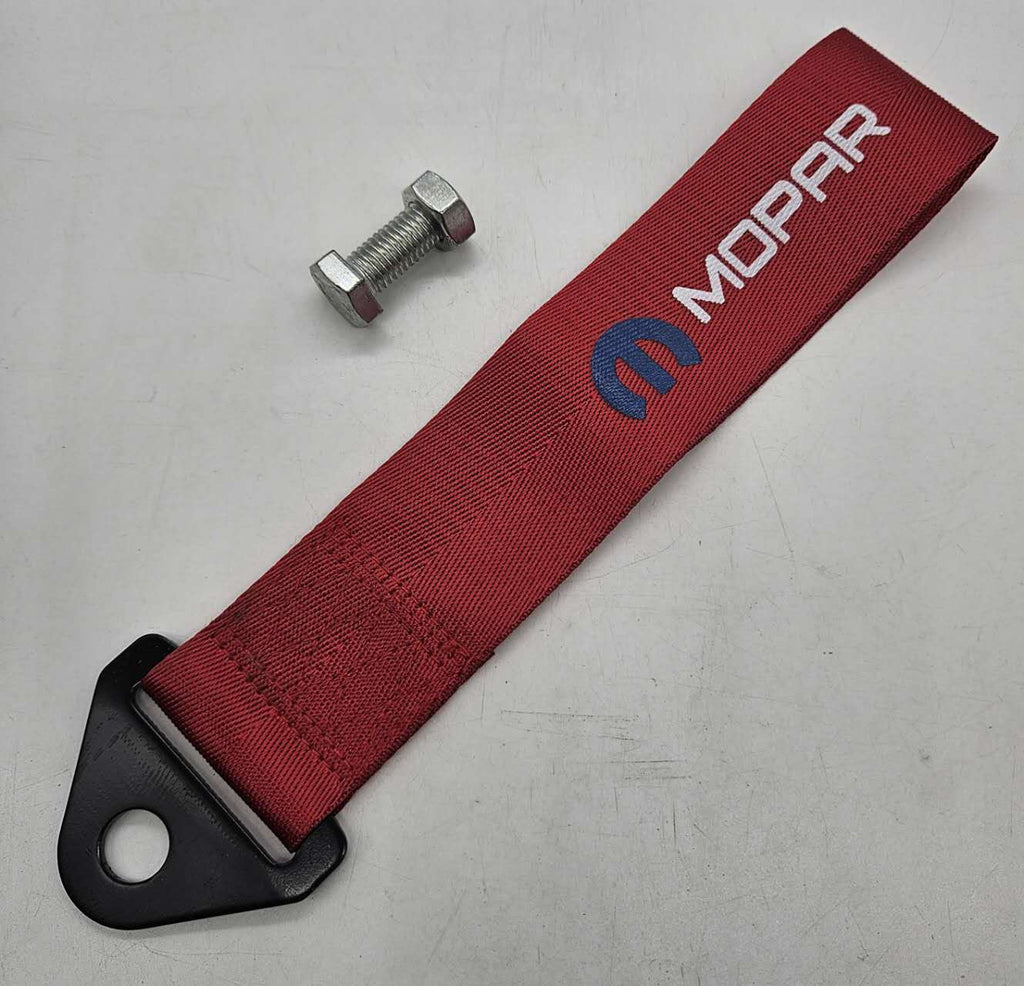 Brand New Mopar High Strength Red Tow Towing Strap Hook For Front / REAR BUMPER JDM