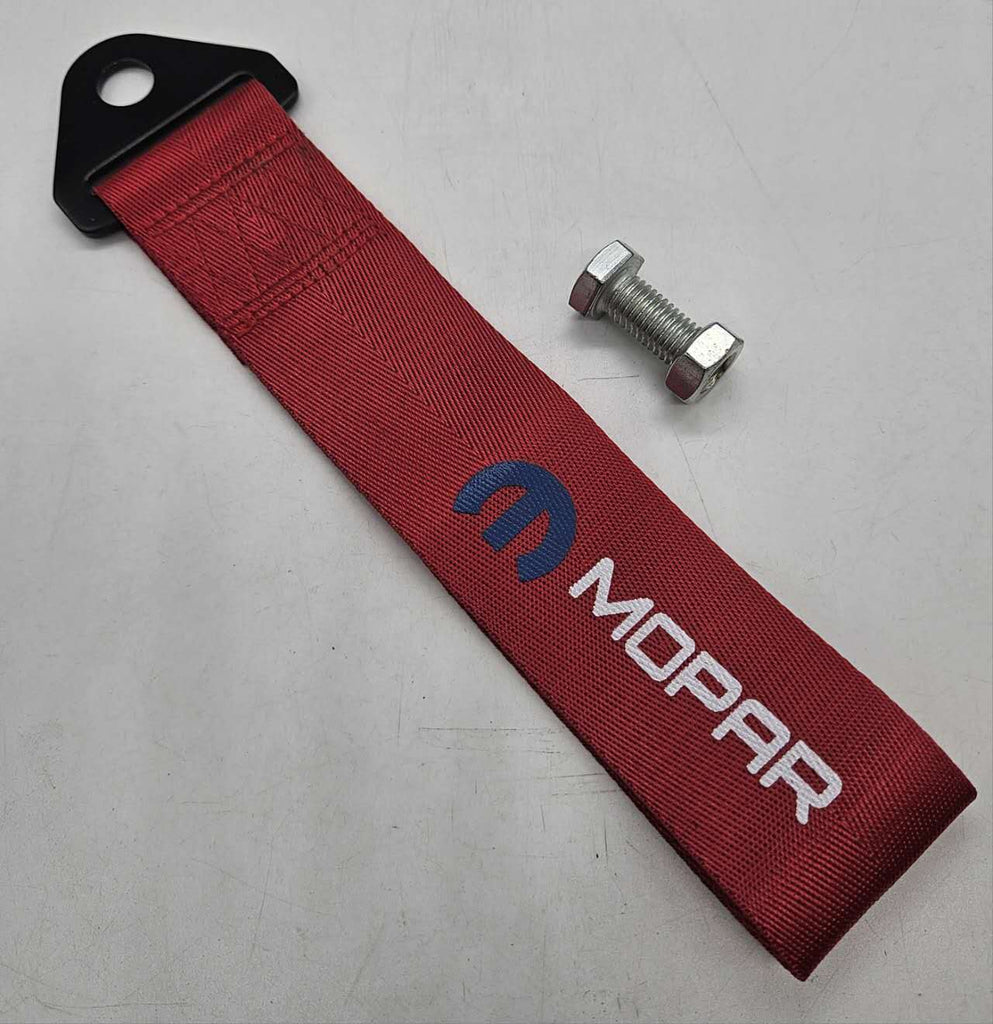 Brand New Mopar High Strength Red Tow Towing Strap Hook For Front / REAR BUMPER JDM