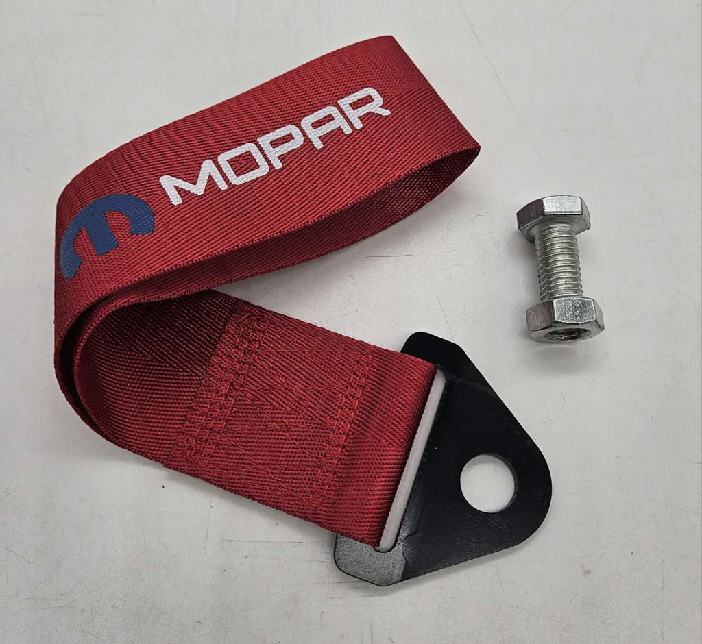 Brand New Mopar High Strength Red Tow Towing Strap Hook For Front / REAR BUMPER JDM