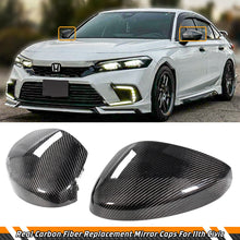 Load image into Gallery viewer, BRAND NEW 2022-2025 HONDA CIVIC REAL CARBON FIBER SIDE MIRROR COVER CAP DIRECT REPLACEMENT W/O LIGHT