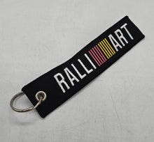 Load image into Gallery viewer, BRAND NEW RALLIART RACING BLACK DOUBLE SIDE Racing Cell Holders Keychain Universal