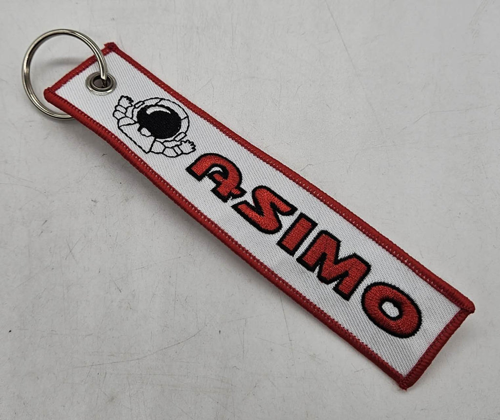 BRAND NEW ASIMO WHITE DOUBLE SIDE Racing Cell Holders Keychain Universal