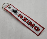 BRAND NEW ASIMO WHITE DOUBLE SIDE Racing Cell Holders Keychain Universal