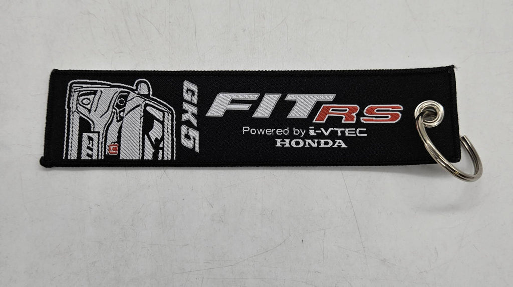 BRAND NEW JDM HONDA FIT GK5 BLACK DOUBLE SIDE Racing Cell Holders Keychain Universal