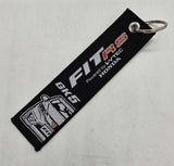 BRAND NEW JDM HONDA FIT GK5 BLACK DOUBLE SIDE Racing Cell Holders Keychain Universal