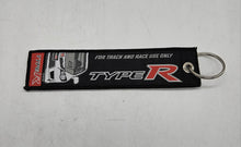 Load image into Gallery viewer, BRAND NEW JDM HONDA TYPE R BLACK DOUBLE SIDE Racing Cell Holders Keychain Universal