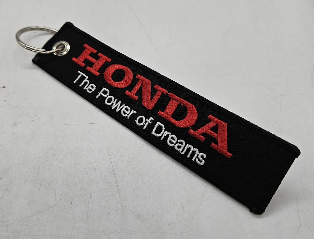BRAND NEW JDM HONDA TYPE R BLACK DOUBLE SIDE Racing Cell Holders Keychain Universal