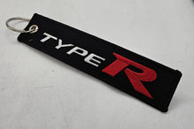 Load image into Gallery viewer, BRAND NEW JDM HONDA TYPE R BLACK DOUBLE SIDE Racing Cell Holders Keychain Universal