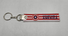 Load image into Gallery viewer, BRAND NEW CAPTAIN AMERICA DOUBLE SIDE Racing Cell Holders Keychain Universal