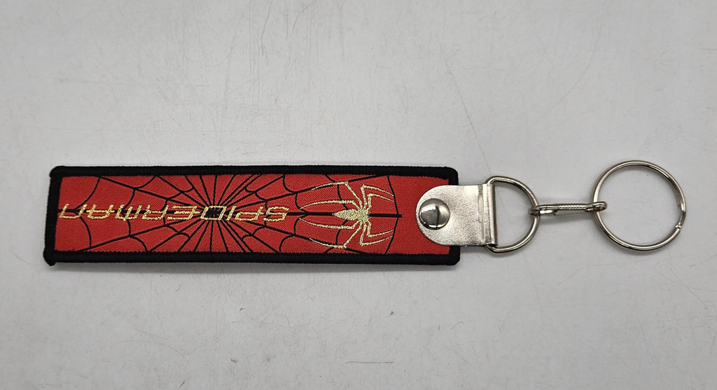 BRAND NEW SPIDERMAN DOUBLE SIDE Racing Cell Holders Keychain Universal