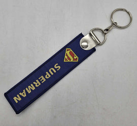 BRAND NEW SUPERMAN DOUBLE SIDE Racing Cell Holders Keychain Universal