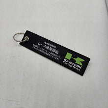 Load image into Gallery viewer, BRAND NEW NINJA KAWASAKI DOUBLE SIDE Racing Cell Holders Keychain Universal