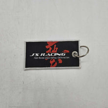 Load image into Gallery viewer, BRAND NEW JDM J&#39;S RACING WHITE DOUBLE SIDE Racing Cell Holders Keychain Universal