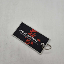 Load image into Gallery viewer, BRAND NEW JDM J&#39;S RACING WHITE DOUBLE SIDE Racing Cell Holders Keychain Universal