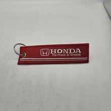 Load image into Gallery viewer, BRAND NEW JDM HONDA FIT RS DOUBLE SIDE Racing Cell Holders Keychain Universal