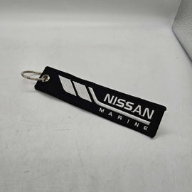 BRAND NEW JDM NISSAN BLACK DOUBLE SIDE Racing Cell Holders Keychain Universal