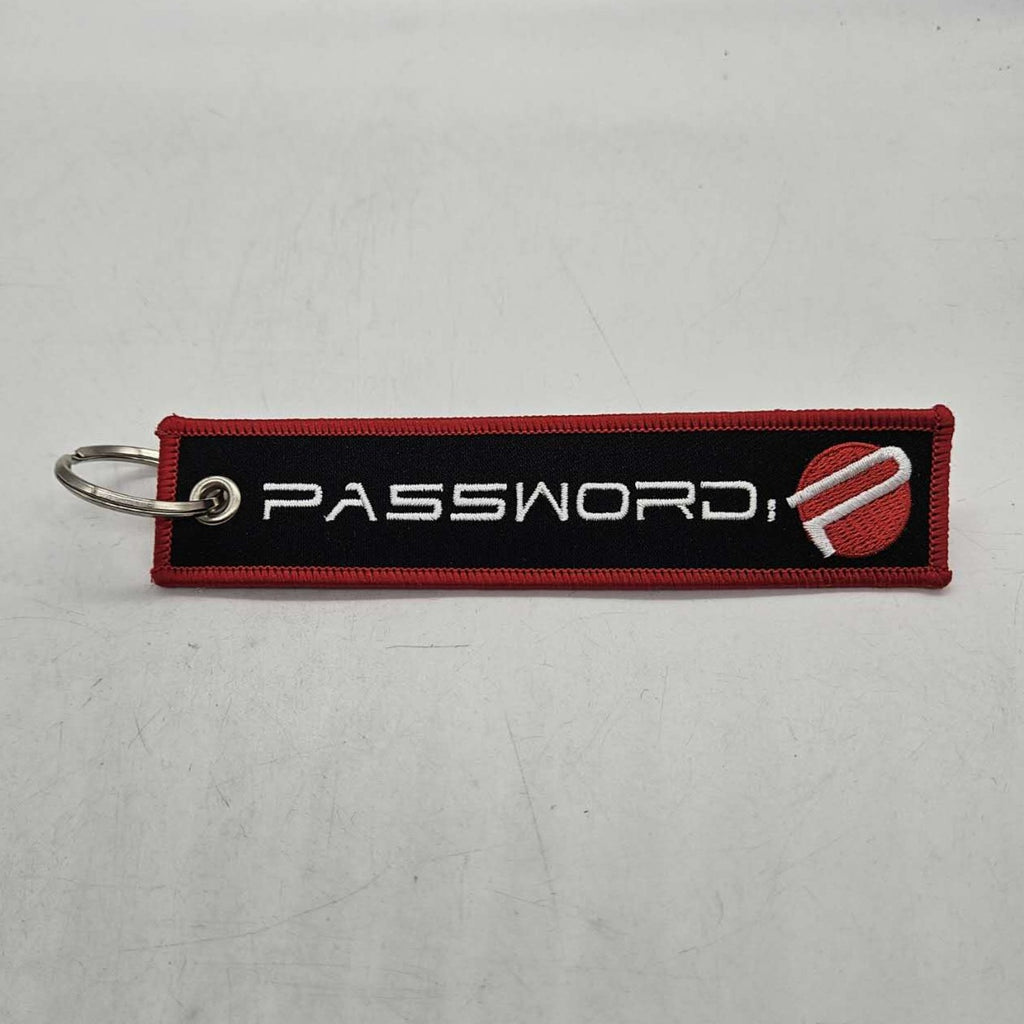 BRAND NEW JDM PASSWORD JDM BLACK DOUBLE SIDE Racing Cell Holders Keychain Universal