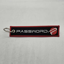 Load image into Gallery viewer, BRAND NEW JDM PASSWORD JDM BLACK DOUBLE SIDE Racing Cell Holders Keychain Universal
