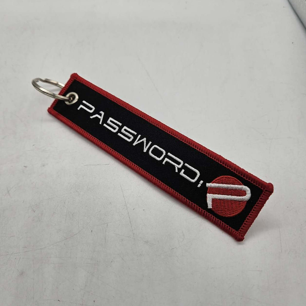 BRAND NEW JDM PASSWORD JDM BLACK DOUBLE SIDE Racing Cell Holders Keychain Universal