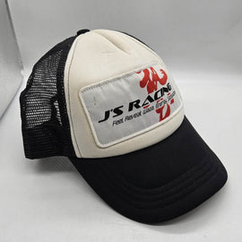 Brand New JDM J'S RACING White Curved Bill Hat Cap Snapback Trucker Hat Unisex