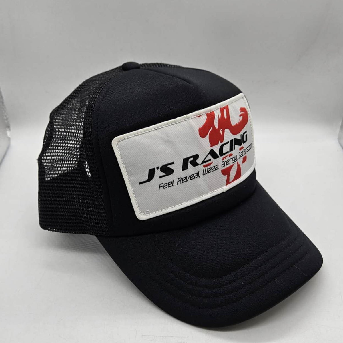 Brand New JDM J'S RACING BLACK Curved Bill Hat Cap Snapback Trucker Ha ...