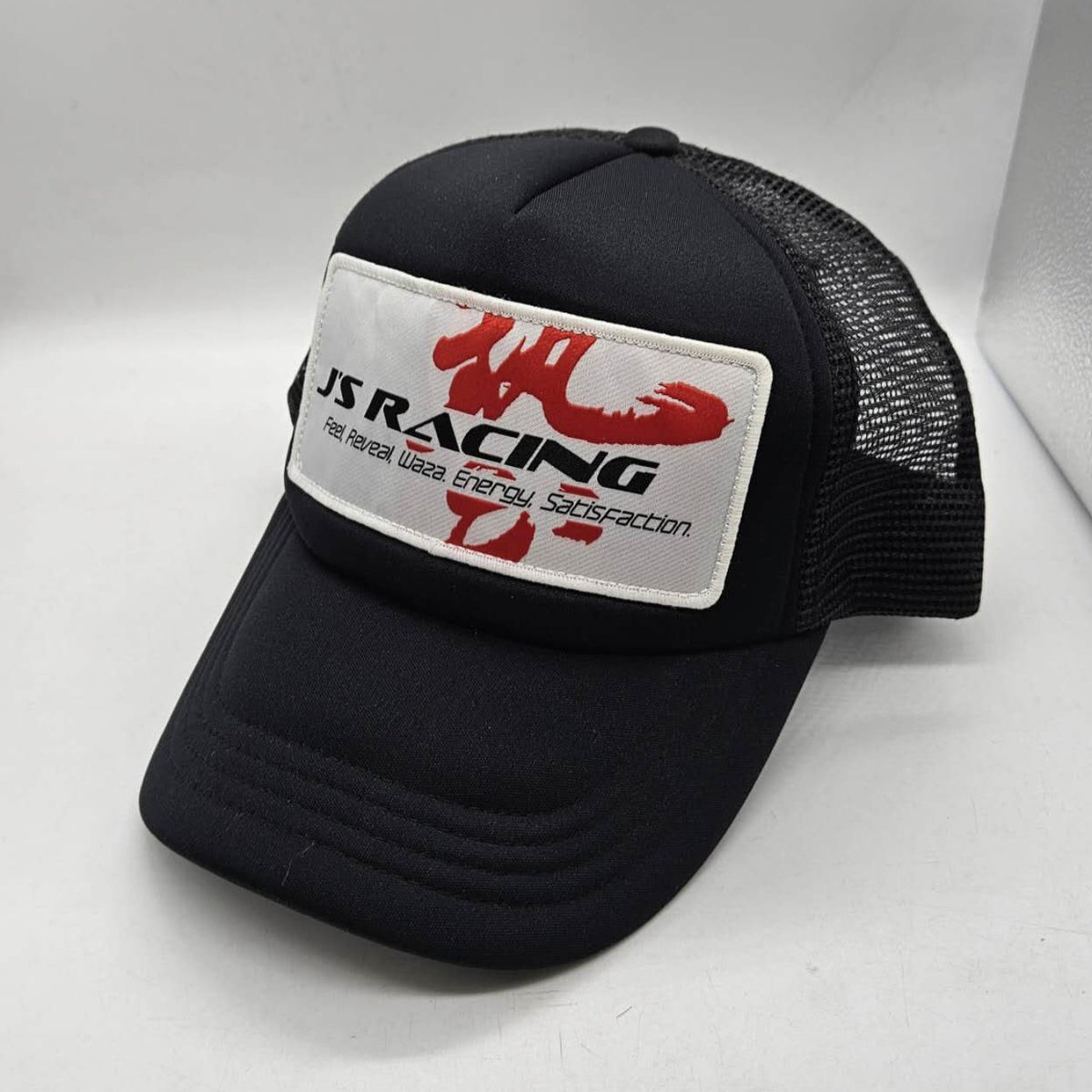 Brand New JDM J'S RACING BLACK Curved Bill Hat Cap Snapback Trucker Ha ...