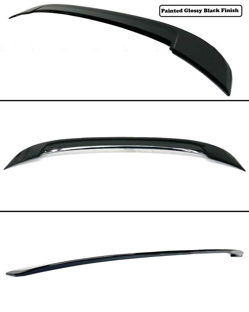 Car Glossy Black Quarter 1/4 Side Window Louver Co... - Grandado Car Glossy Black Quarter 1/4 Side Window Louver Co... - Grandado