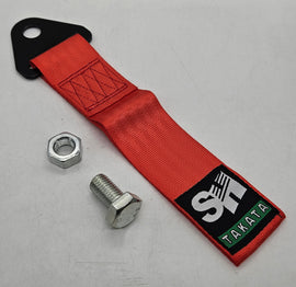 Brand New TAKATA SH High Strength Red Tow Towing Strap Hook For Front / REAR BUMPER JDM