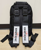 Brand New JDM BRIDE Racing Black Harness Detachable Quick Release & Adjustable Shoulder Strap Backpack