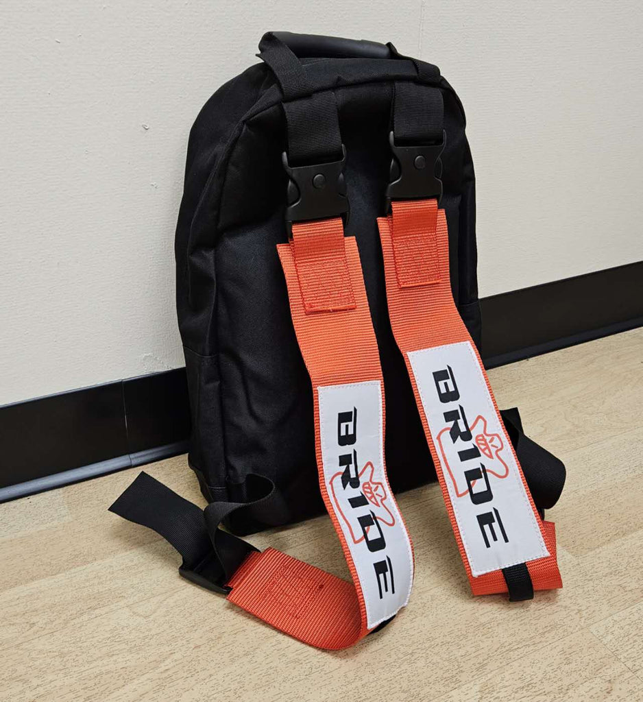 Brand New JDM BRIDE Racing Red Harness Detachable Quick Release & Adjustable Shoulder Strap Backpack