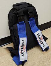 Load image into Gallery viewer, Brand New JDM BRIDE Racing Blue Harness Detachable Quick Release &amp; Adjustable Shoulder Strap Backpack