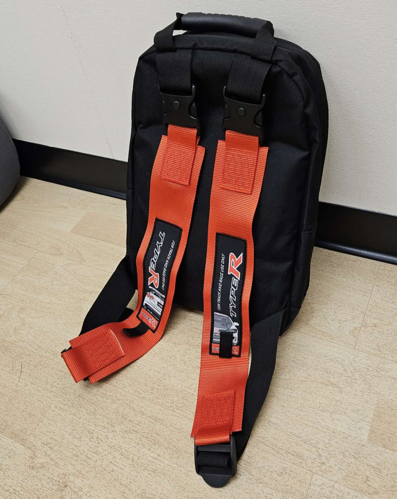 Brand New JDM TYPE R Racing Red Harness Detachable Quick Release & Adjustable Shoulder Strap Backpack