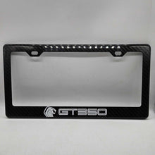 Load image into Gallery viewer, Brand New 1PCS COBRA GT350 100% Real Carbon Fiber License Plate Frame Tag Cover Original 3K With Free Caps