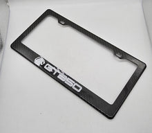 Load image into Gallery viewer, Brand New 1PCS COBRA GT350 100% Real Carbon Fiber License Plate Frame Tag Cover Original 3K With Free Caps