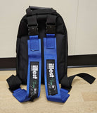 Brand New JDM ILLEST BRIDE Racing Blue Harness Detachable Quick Release & Adjustable Shoulder Strap Backpack