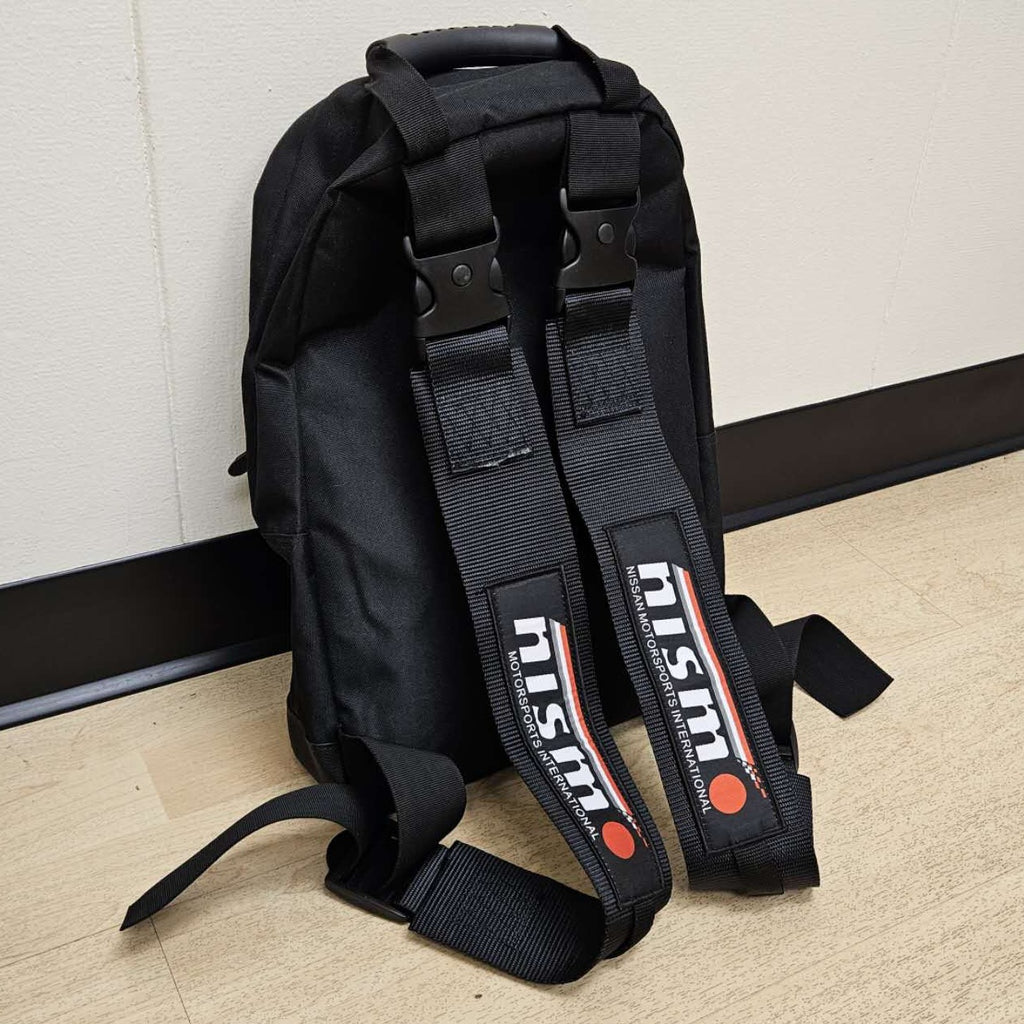 Brand New JDM Nismo Racing Black Harness Detachable Quick Release & Adjustable Shoulder Strap Backpack