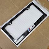 Brand New 1PCS BMW M3 M COMPETITION 100% Real Carbon Fiber License Plate Frame Tag Cover Original 3K With Free Caps