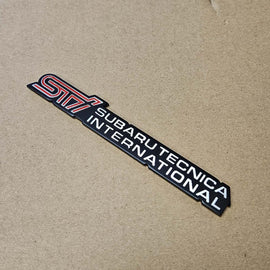 BRAND NEW UNIVERSAL SUBARU STI METAL STEEL TRUNK EMBLEM BADGE STICKER