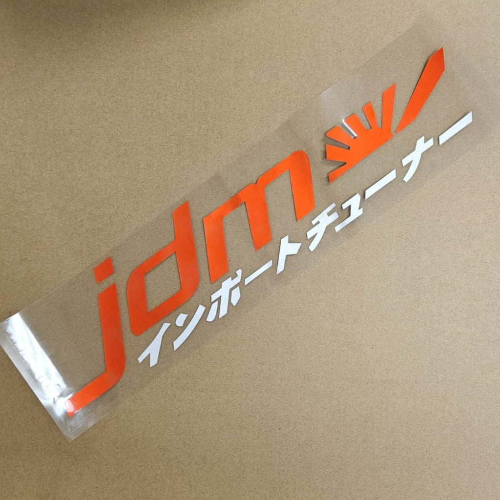Brand New 18'' JDM RAISING SUN Vinyl Window Windshield Banner Sticker Decal