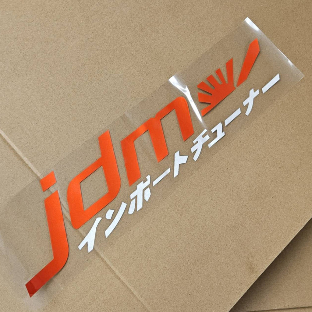 Brand New 18'' JDM RAISING SUN Vinyl Window Windshield Banner Sticker Decal