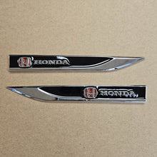 Load image into Gallery viewer, Brand New 2PCS Honda Black Metal Emblem Car Trunk Side Wing Fender Decal Badge Sticker